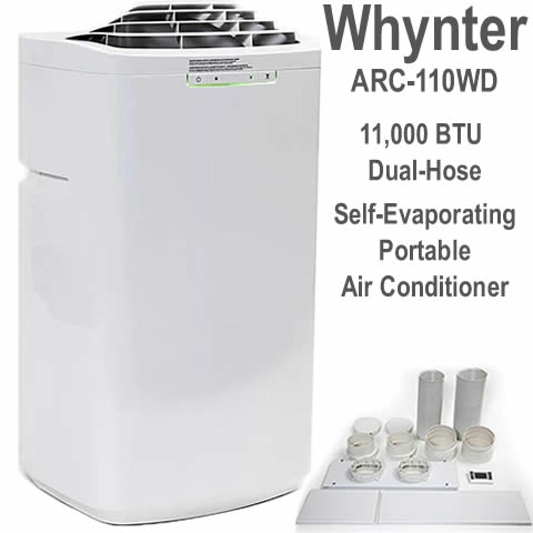 whynter arc-110wd self evaporating portable air conditioner